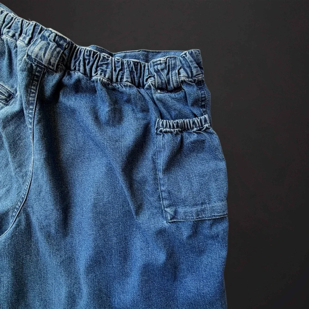 VTG Columbia PFG Denim Cargo Fishing Shorts Mens Blue 106 FM 8000 Utility Pocket